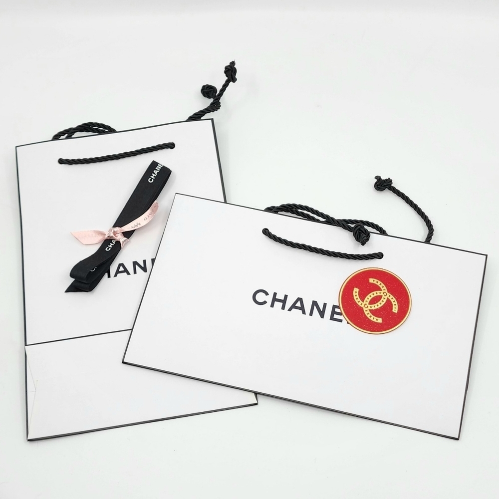 Chanel Gift bags + Camelia